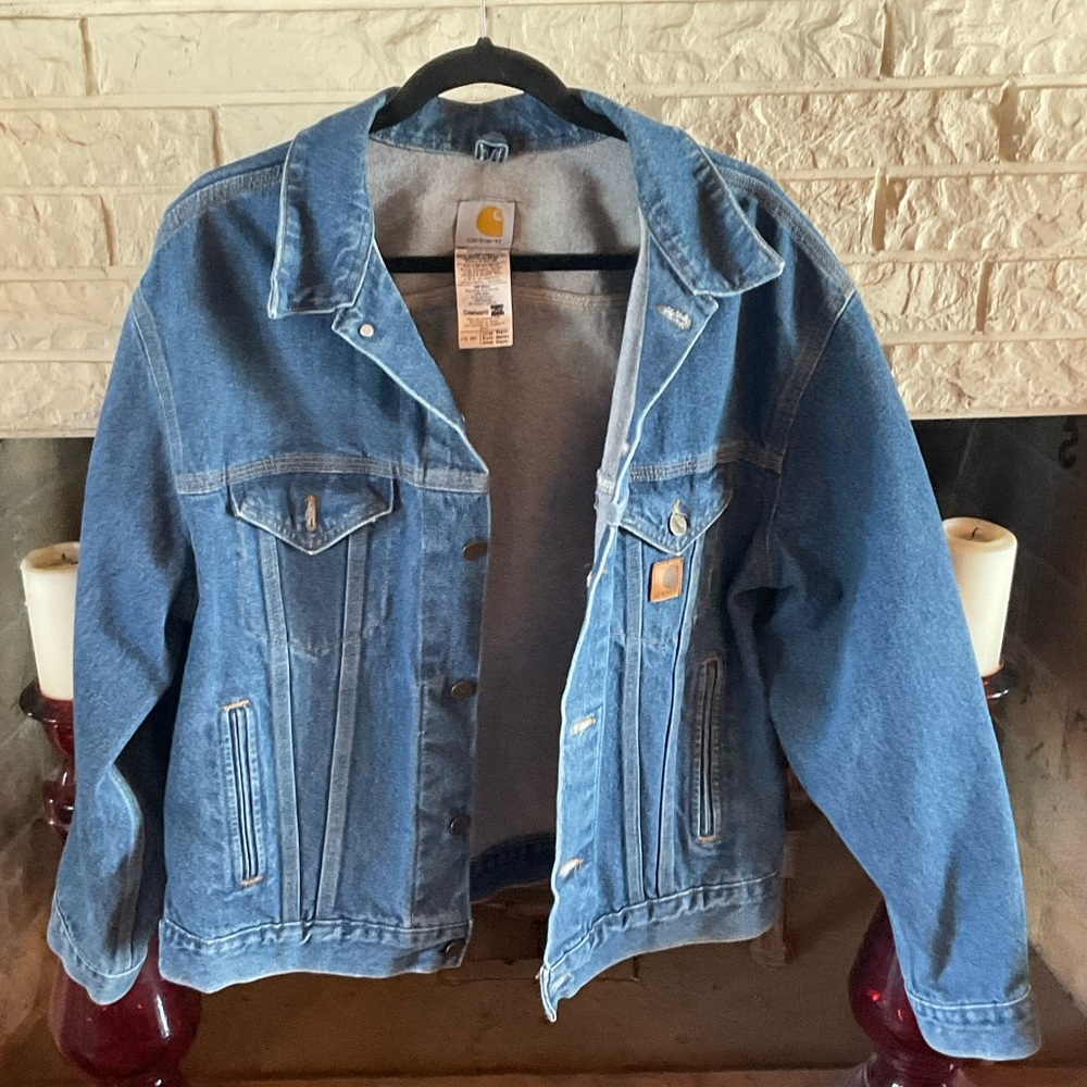 CARHARTT VINTAGE TRUCKER DENIM JACKET 
J12 DST